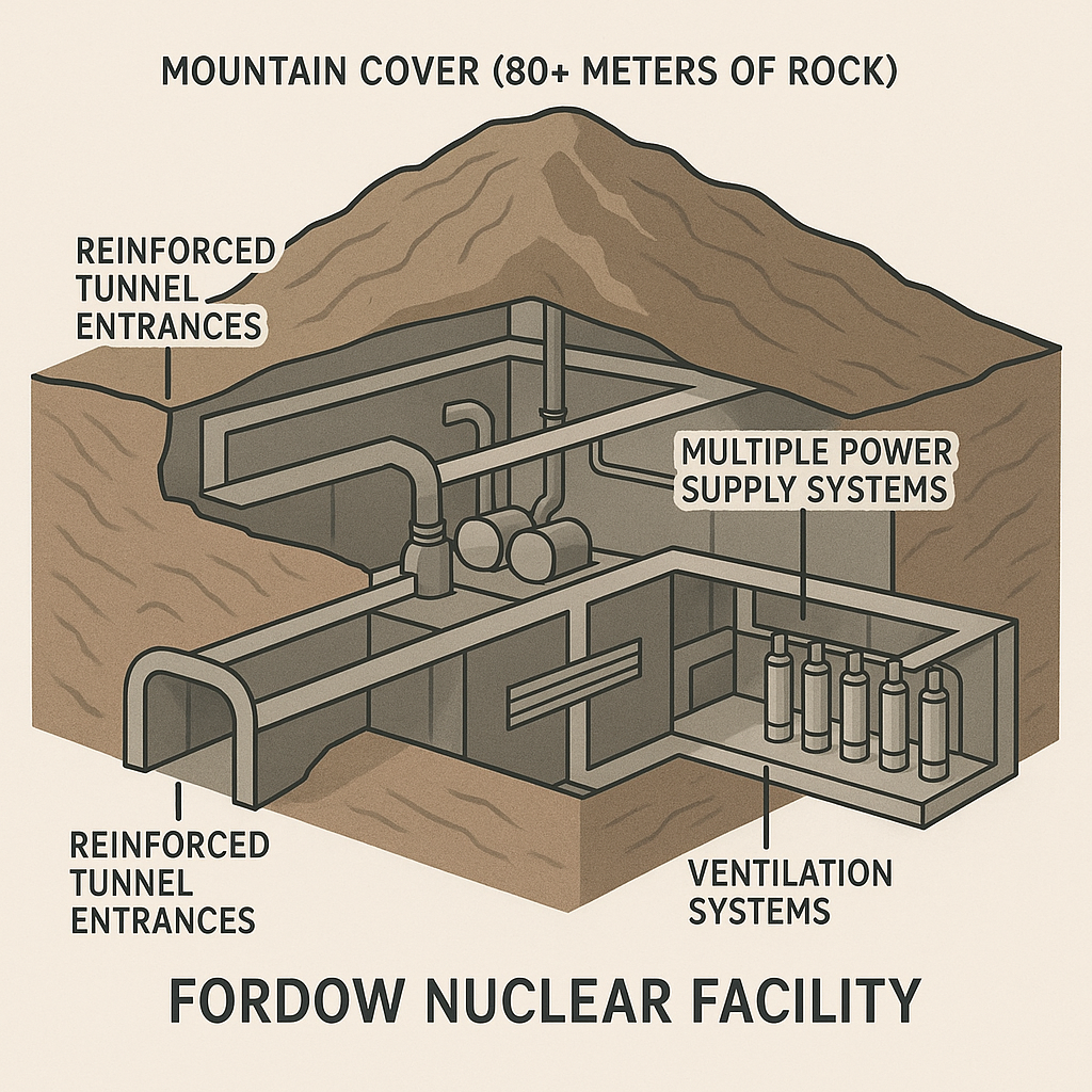 Cross-Section of Fordow: Challenges of Attacking a Hardened Facility